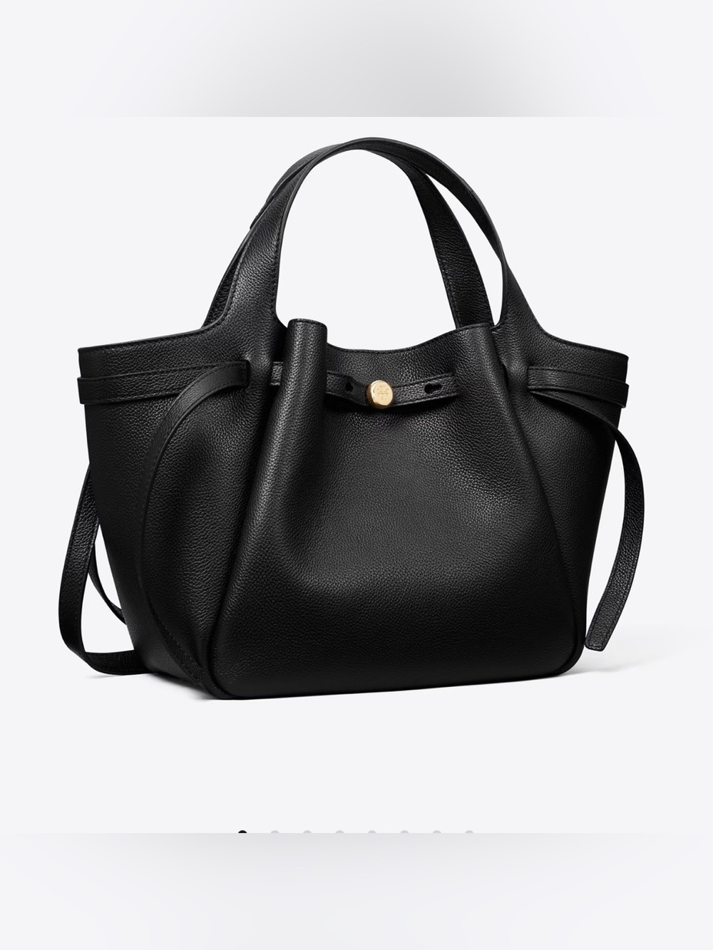Tory Burch Small Rome Tote-Black💞